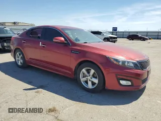 2015 Kia Optima LX with VIN 5XXGM4A75FG457674, listed as a Copart auction lot 50573355 with 125,943 mi miles and Salvage Title. Bid and sale history available at DreamBid. Image 4.