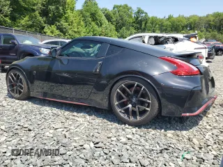 2016 Nissan 370Z with VIN JN1AZ4EH6GM936789, listed as a Copart auction lot 61375874 with 65,169 mi miles and Salvage Title. Bid and sale history available at carsss.com. Image 2.