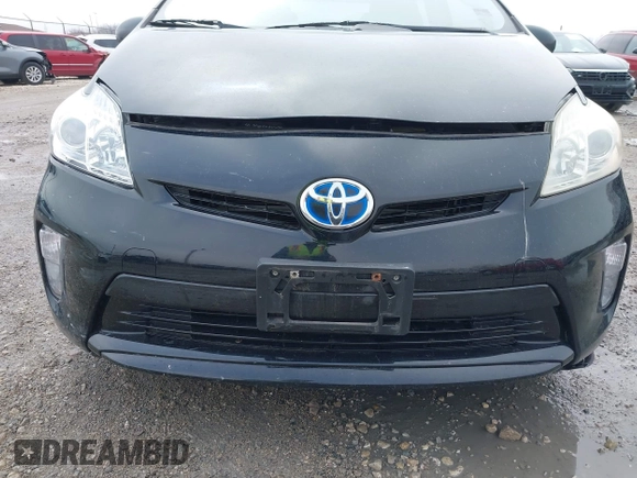 2013 Toyota Prius One with VIN JTDKN3DU5D1690885, listed as a IAAI auction lot 41897813 with 279,984 mi miles. Bid and sale history available at carsss.com. Image 6.