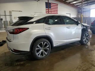2020 Lexus RX 450h with VIN 2T2HGMDA0LC056485, listed as a Copart auction lot 57323285 with 41,762 mi miles and Salvage title. Bid and sale history available at DreamBid. Image 3.