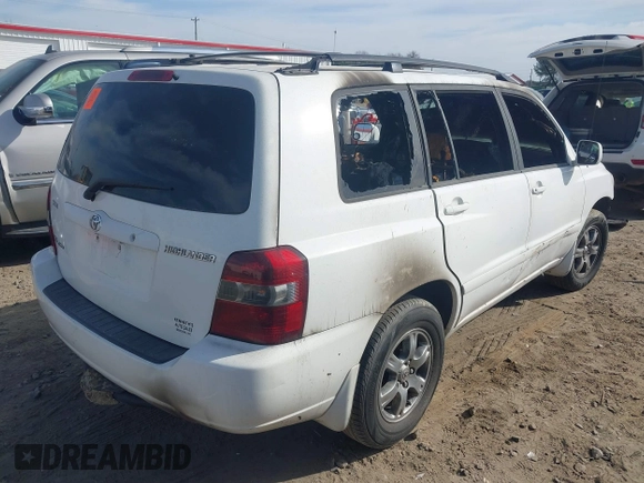 2005 Toyota Highlander z VIN JTEEP21A950123366, wystawiony jako IAAI lot #41720904 z przebiegiem Nie podano mil oraz . Historia ofert i sprzedaży dostępna na DreamBid. Obrazek 4.