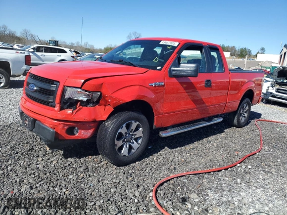 2013 Ford F-150 XL with VIN 1FTFX1CF8DFD90845, listed as a Copart auction lot 49657005 with 113,509 mi miles and Salvage Title. Bid and sale history available at carsss.com. Image 1.