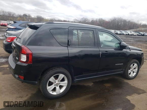 2016 Jeep Compass High Altitude Edition with VIN 1C4NJDEBXGD776207, listed as a Copart auction lot 52576985 with 91,642 mi miles and Salvage Title. Bid and sale history available at carsss.com. Image 3.