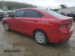 2022 Hyundai Accent SE with VIN 3KPC24A61NE171176, listed as a Copart auction lot 52094165 with 54,293 mi miles and Salvage Title. Bid and sale history available at carsss.com. Image 2.