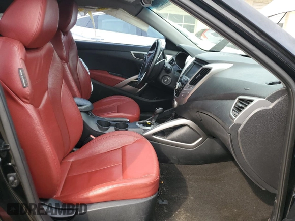 2014 Hyundai Veloster RE:FLEX with VIN KMHTC6AD3EU214291, listed as a Copart auction lot 54529665 with 102,879 mi miles and Clean title. Bid and sale history available at DreamBid. Image 7.