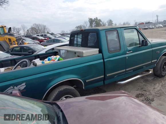 1996 Ford F-150 with VIN 1FTEX14N1TKA29450, listed as a IAAI auction lot 41494038 with 1 mi miles. Bid and sale history available at carsss.com. Image 4.