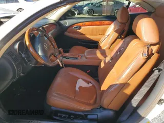 2004 Lexus SC 430 z VIN JTHFN48Y440053107, wystawiony jako Copart lot #46155525 z przebiegiem 223 220 mil mil oraz Czysty tytuł • Clean title. Historia ofert i sprzedaży dostępna na DreamBid. Obrazek 7.