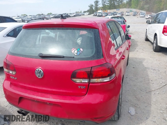 2012 Volkswagen Golf TDI z VIN WVWDM7AJ3CW020251, wystawiony jako IAAI lot #42011380 z przebiegiem 198 000 mil mil oraz . Historia ofert i sprzedaży dostępna na DreamBid. Obrazek 4.