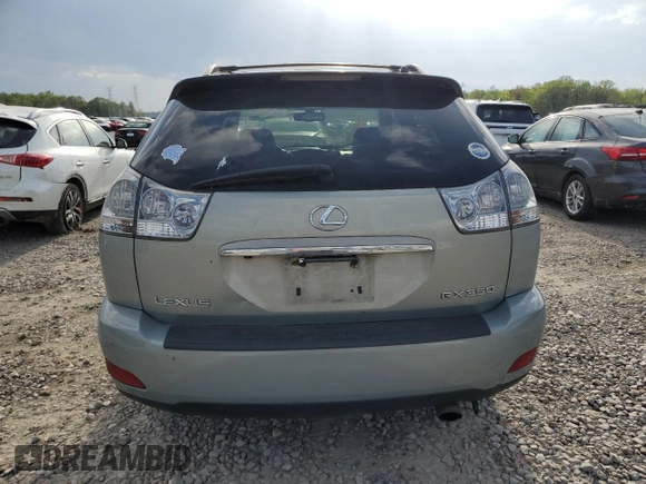 2008 Lexus RX 350 with VIN 2T2GK31U68C028510, listed as a Copart auction lot 52718195 with 215,217 mi miles and Salvage Title. Bid and sale history available at DreamBid. Image 7.