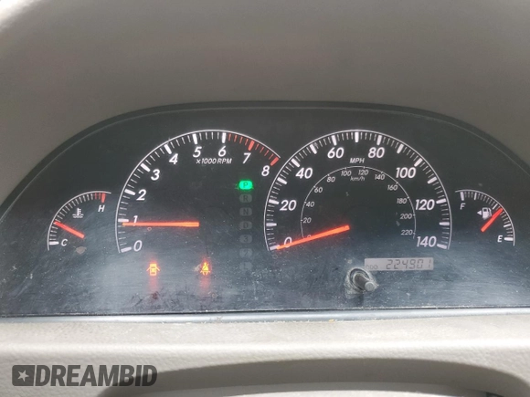 2005 Toyota Camry STD z VIN 4T1BE32K55U505585, wystawiony jako Copart lot #56913705 z przebiegiem 361 943 mil mil oraz Czysty tytuł • Clean title. Historia ofert i sprzedaży dostępna na DreamBid. Obrazek 9.