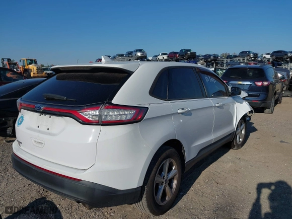 2015 Ford Edge SE with VIN 2FMTK3G81FBB37553, listed as a IAAI auction lot 41316586 with 1 mi miles. Bid and sale history available at carsss.com. Image 4.