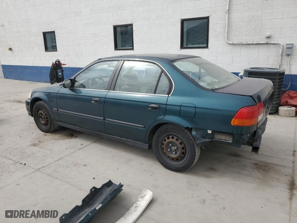 1997 Honda Civic LX with VIN 1HGEJ6574VL020352, listed as a Copart auction lot 53406855 with 216,655 mi miles and Clean Title. Bid and sale history available at carsss.com. Image 2.