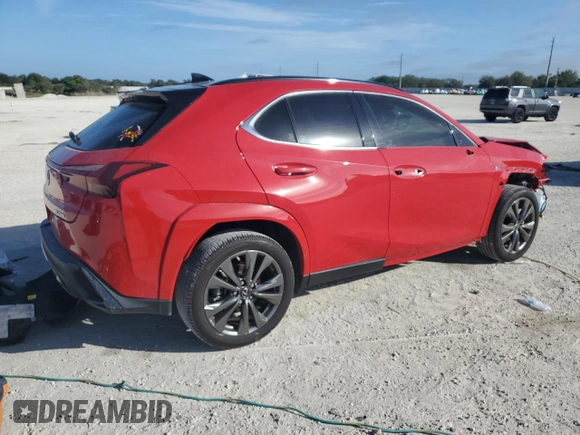 2024 Lexus UX 250h F Sport z VIN JTHB6JBH7R2179766, wystawiony jako Copart lot #85129414 z przebiegiem 4 258 mil mil oraz Szkoda całkowita • Salvage title. Historia ofert i sprzedaży dostępna na DreamBid. Obrazek 3.