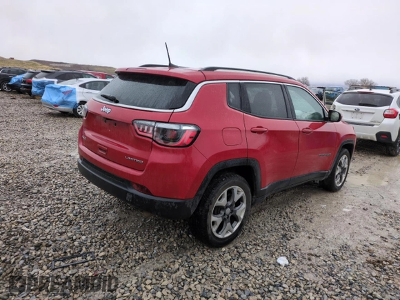 2021 Jeep Compass Limited with VIN 3C4NJDCB0MT527990, listed as a Copart auction lot 44637765 with 76,095 mi miles and Salvage Title. Bid and sale history available at carsss.com. Image 3.