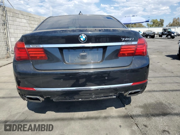 2013 BMW 7 Series 740i with VIN WBAYA6C52DC995036, listed as a Copart auction lot 70317414 with 126,246 mi miles and Clean Title. Bid and sale history available at carsss.com. Image 6.