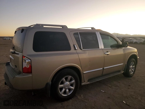 2004 Infiniti QX56 with VIN 5N3AA08C54N808548, listed as a Copart auction lot 80242404 with 0 mi miles and Salvage Title. Bid and sale history available at carsss.com. Image 3.