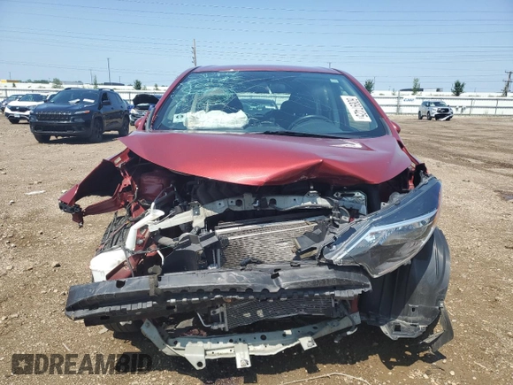 2017 Nissan Note SV with VIN 3N1CE2CP3HL358553, listed as a Copart auction lot 60897425 with 65,447 mi miles and Salvage title. Bid and sale history available at DreamBid. Image 5.