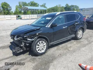 2020 Nissan Rogue SV with VIN KNMAT2MT4LP514067, listed as a Copart auction lot 54851825 with 113,576 mi miles and Salvage title. Bid and sale history available at DreamBid. Image 1.