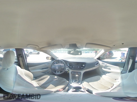 2013 Dodge Dart SXT with VIN 1C3CDFBA2DD154321, listed as a Copart auction lot 59161685 with 82,754 mi miles and Salvage title. Bid and sale history available at DreamBid. Image 14.