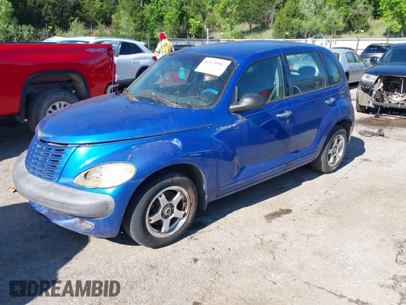 2004 Chrysler PT Cruiser with VIN 3C4FY48B44T235655, listed as a IAAI auction lot 42121947 with 128,527 mi miles. Bid and sale history available at carsss.com. Image 2.