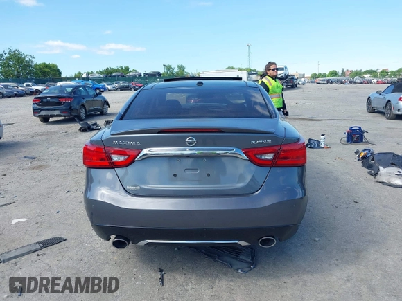 2018 Nissan Maxima SV with VIN 1N4AA6AP2JC385535, listed as a IAAI auction lot 42299100 with 81,431 mi miles and . Bid and sale history available at DreamBid. Image 17.