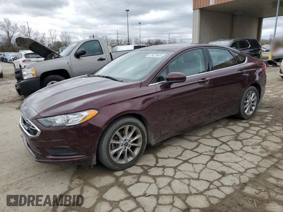 2017 Ford Fusion SE with VIN 3FA6P0H79HR353569, listed as a Copart auction lot 52422545 with 94,159 mi miles and Salvage title. Bid and sale history available at DreamBid. Image 1.