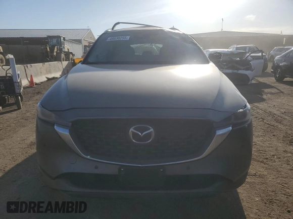2025 Mazda CX-5 2.5 S Premium Plus Package with VIN JM3KFBEM1S0585647, listed as a Copart auction lot 48638255 with 1,746 mi miles and Salvage Title. Bid and sale history available at carsss.com. Image 5.