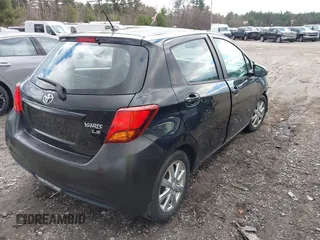 2015 Toyota Yaris L with VIN VNKKTUD39FA028708, listed as a IAAI auction lot 40978326 with 83,377 mi miles. Bid and sale history available at carsss.com. Image 4.