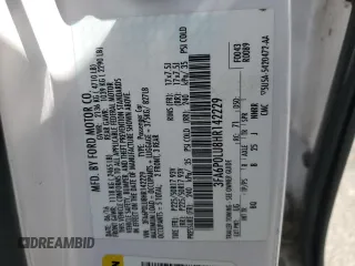 2017 Ford Fusion Hybrid SE with VIN 3FA6P0LU8HR142229, listed as a Copart auction lot 57079925 with 118,629 mi miles and Salvage title. Bid and sale history available at DreamBid. Image 13.