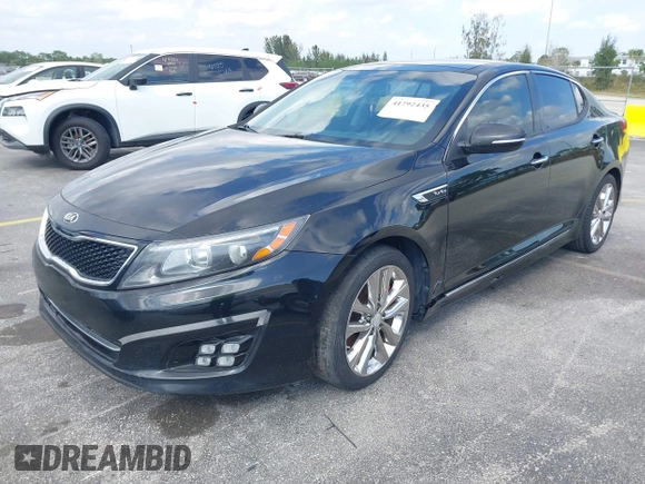 2014 Kia Optima SXL Turbo with VIN 5XXGR4A69EG348934, listed as a IAAI auction lot 42322630 with 119,171 mi miles and . Bid and sale history available at DreamBid. Image 2.