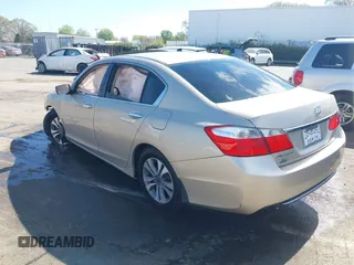2014 Honda Accord LX with VIN 1HGCR2F33EA028541, listed as a IAAI auction lot 41904243 with 56,735 mi miles and . Bid and sale history available at carsss.com. Image 3.