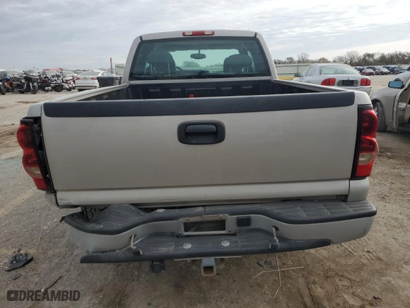 2007 Chevrolet Silverado 1500 Work Truck with VIN 1GCEC19X47Z195819, listed as a Copart auction lot 82771234 with 213,950 mi miles and Salvage Title. Bid and sale history available at carsss.com. Image 6.