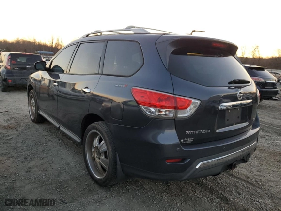 2013 Nissan Pathfinder SV with VIN 5N1AR2MN9DC650277, listed as a Copart auction lot 46454425 with 106,015 mi miles and Salvage Title. Bid and sale history available at carsss.com. Image 2.