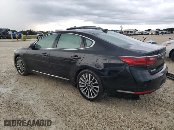 2017 Kia Cadenza Premium with VIN KNALC4J19H5092093, listed as a Copart auction lot 74177624 with 0 mi miles and Salvage Title. Bid and sale history available at carsss.com. Image 2.