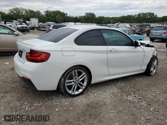 2017 BMW 2 Series 230i xDrive with VIN WBA2H9C39HV642448, listed as a Copart auction lot 66346424 with 79,097 mi miles and Salvage Title. Bid and sale history available at carsss.com. Image 3.