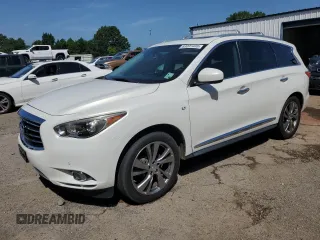 2014 Infiniti QX60 with VIN 5N1AL0MN8EC545432, listed as a Copart auction lot 63091435 with 156,113 mi miles and Salvage title. Bid and sale history available at DreamBid. Image 1.