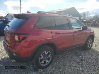2023 Honda Passport TrailSport with VIN 5FNYF8H61PB029379, listed as a Copart auction lot 49202384 with 15,688 mi miles and Salvage Title. Bid and sale history available at carsss.com. Image 3.