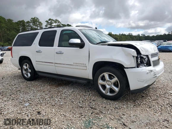 2013 Chevrolet Suburban LTZ with VIN 1GNSCKE07DR276396, listed as a Copart auction lot 71090624 with 93,523 mi miles and Non Repairable. Bid and sale history available at carsss.com. Image 4.