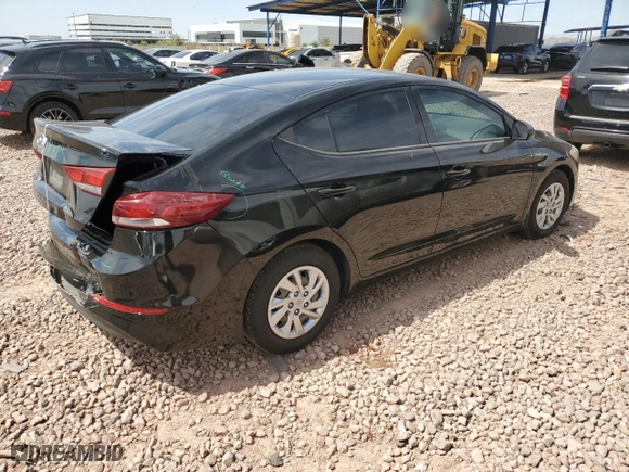 2018 Hyundai Elantra SE with VIN KMHD74LFXJU609445, listed as a Copart auction lot 51160485 with 129,148 mi miles and Salvage Title. Bid and sale history available at carsss.com. Image 3.