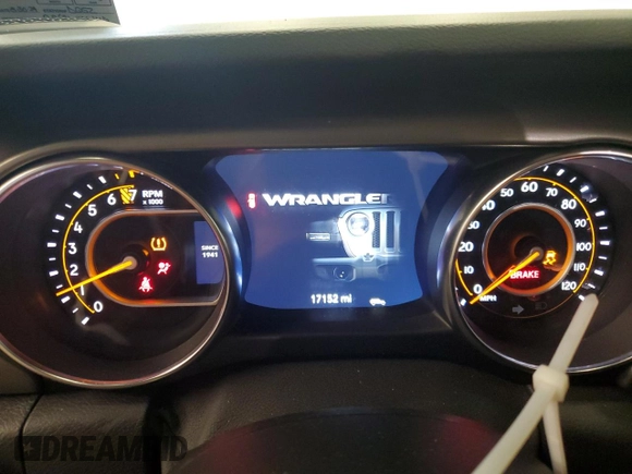 2021 Jeep Wrangler Unlimited Freedom z VIN 1C4HJXDG8MW649807, wystawiony jako Copart lot #72963374 z przebiegiem 17 152 mil mil oraz Szkoda całkowita • Salvage title. Historia ofert i sprzedaży dostępna na DreamBid. Obrazek 9.