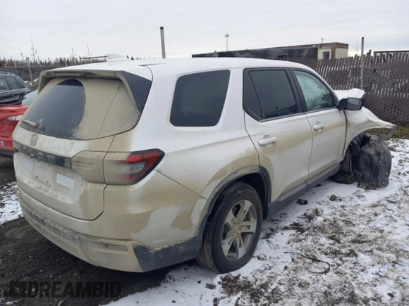 2023 Honda Pilot EX-L 7 Passenger with VIN 5FNYG1H59PB043364, listed as a Copart auction lot 75081894 with 12,859 mi miles and Salvage Title. Bid and sale history available at carsss.com. Image 3.