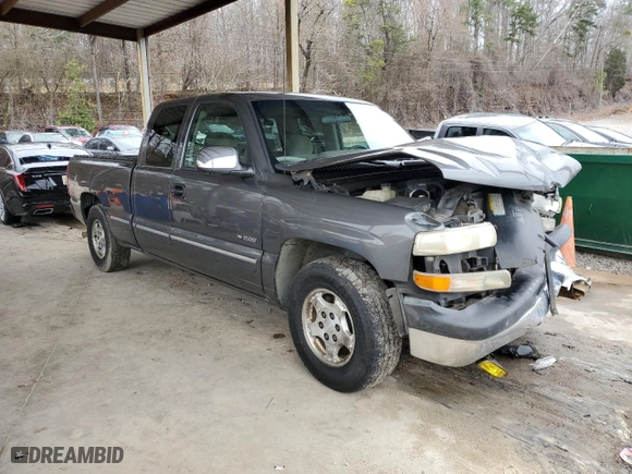 1999 Chevrolet Silverado 1500 LS with VIN 2GCEC19T4X1119331, listed as a Copart auction lot 46133915 with 0 mi miles and Salvage Title. Bid and sale history available at carsss.com. Image 4.