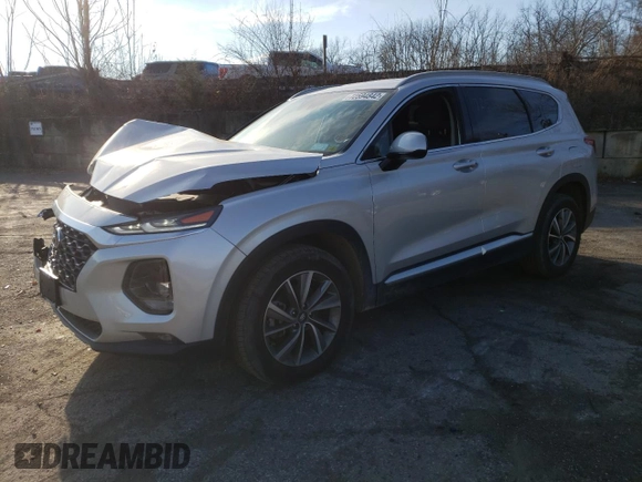 2019 Hyundai Santa Fe SEL with VIN 5NMS3CAD9KH058758, listed as a Copart auction lot 72594842 with 25,022 mi miles. Bid and sale history available at carsss.com. Image 1.