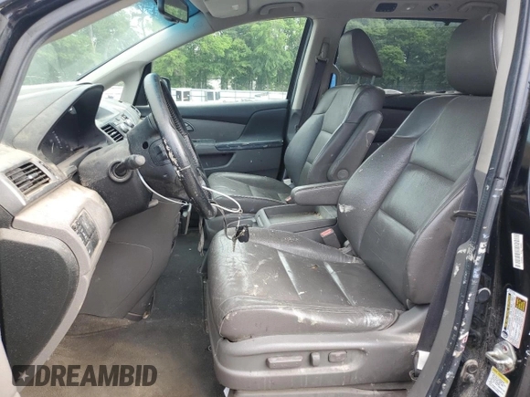 2012 Honda Odyssey EX-L with VIN 5FNRL5H63CB025470, listed as a Copart auction lot 55162605 with 189,826 mi miles and Clean Title. Bid and sale history available at carsss.com. Image 7.