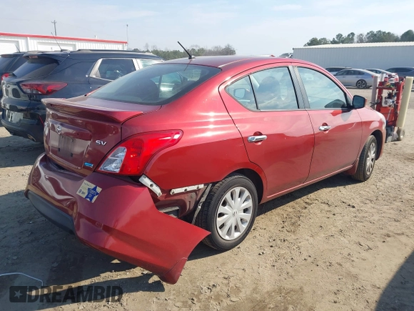 2016 Nissan Versa S Plus with VIN 3N1CN7AP3GL893655, listed as a IAAI auction lot 41680334 with 130,754 mi miles. Bid and sale history available at carsss.com. Image 4.