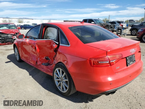 2016 Audi A4 Premium with VIN WAUAFAFL9GN008392, listed as a Copart auction lot 43998095 with 39,901 mi miles and Salvage Title. Bid and sale history available at carsss.com. Image 2.