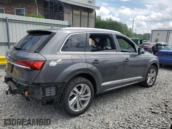 2020 Audi Q7 Premium Plus with VIN WA1LJAF78LD009220, listed as a Copart auction lot 64813815 with 47,200 mi miles and Salvage title. Bid and sale history available at DreamBid. Image 3.