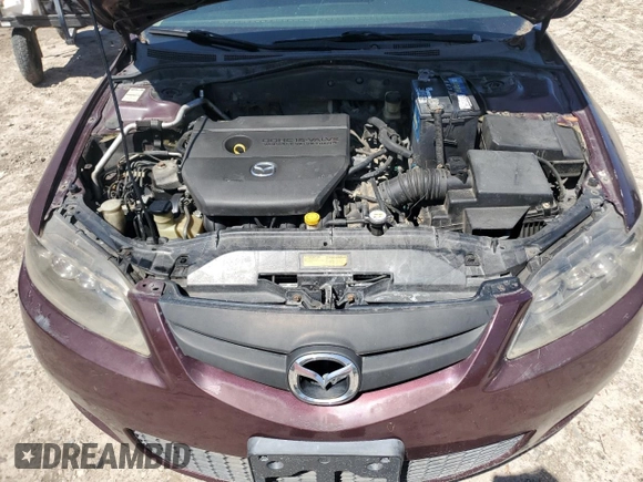 2008 Mazda 6 i Sport VE with VIN 1YVHP80C285M22738, listed as a Copart auction lot 52025935 with 281,656 mi miles and Salvage Title. Bid and sale history available at carsss.com. Image 11.