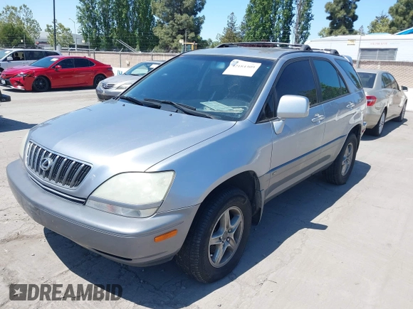 2001 Lexus RX 300 with VIN JTJHF10U610216122, listed as a IAAI auction lot 42184309 with 216,343 mi miles. Bid and sale history available at carsss.com. Image 6.