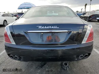 2007 Maserati Quattroporte with VIN ZAMFE39A870031379, listed as a Copart auction lot 51509105 with 58,329 mi miles and Salvage Title. Bid and sale history available at carsss.com. Image 6.